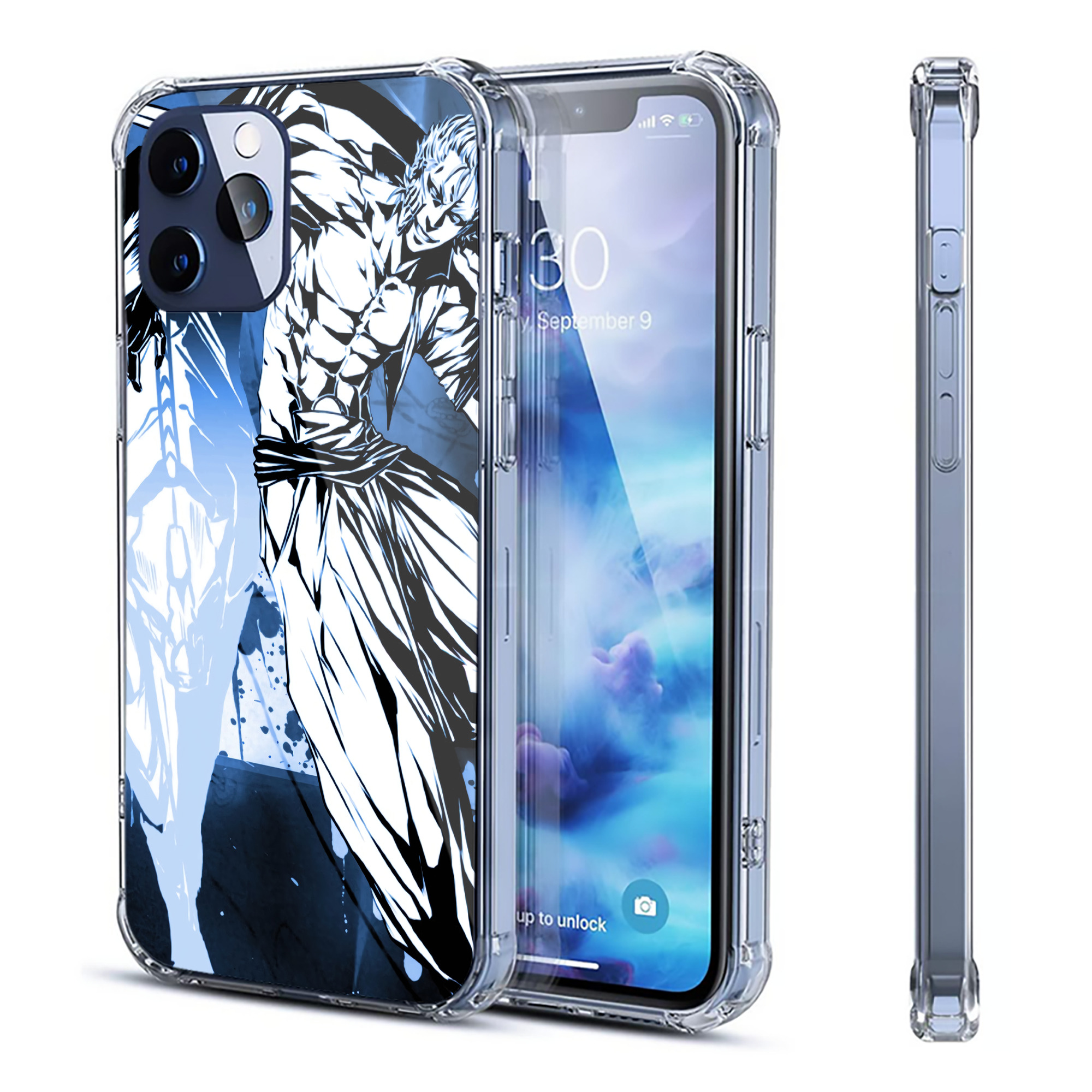 （画像用） ブリーチ BLEACH 【iPhone 12シリーズ対応】透明スマホケース（クリアソフトケース）